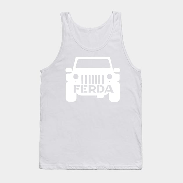 Letterkenny Ferda Truck White Tank Top by PincGeneral